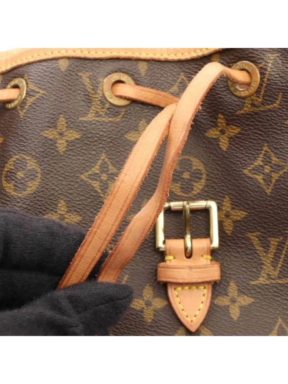 Louis Vuitton Backpack Montsouris MM Monogram Canvas Leather